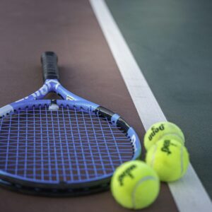 Tennis Racket and Ball